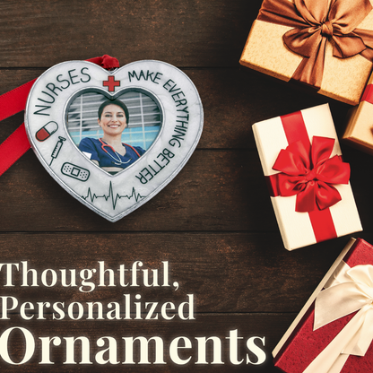 Gloria Duchin - Nurses Picture Frame Ornament