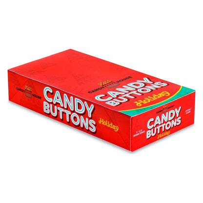 Doscher's Candy - Holiday Collection Candy House® Candy Buttons : 24-Count Box