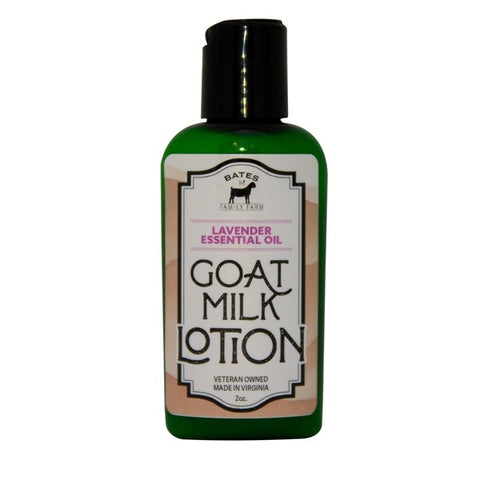 Bates Family Farm Lavender Essential Oil Goat Milk Lotion 2oz