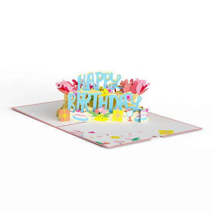 Lovepop Cards - It's Time to Celebrate Birthday 5''x7'' Card, Birthday Cards