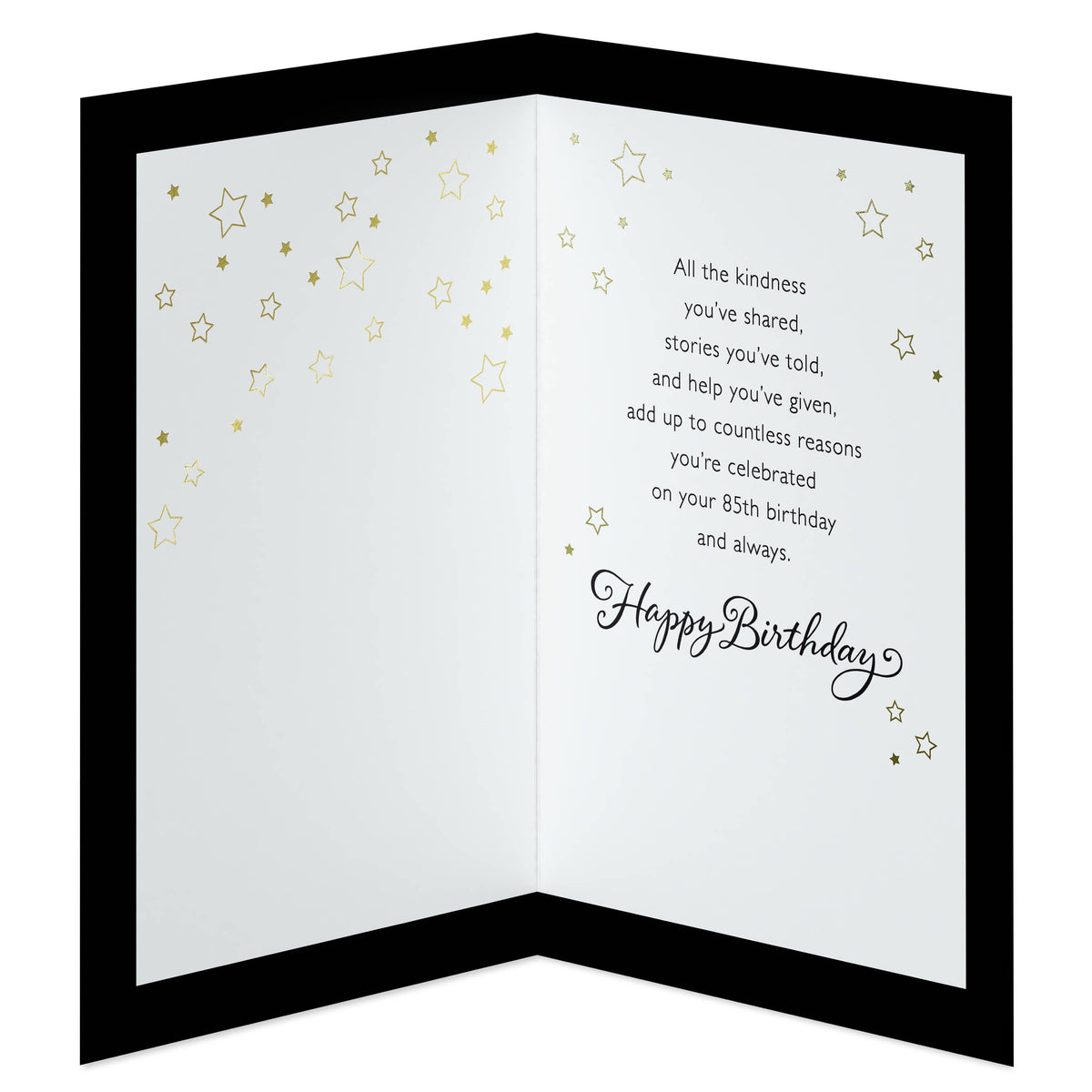 DICKENS INC. - 85th Birthday Card for Anyone (Kindness You've Shared)
