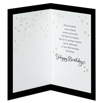 DICKENS INC. - 85th Birthday Card for Anyone (Kindness You've Shared)