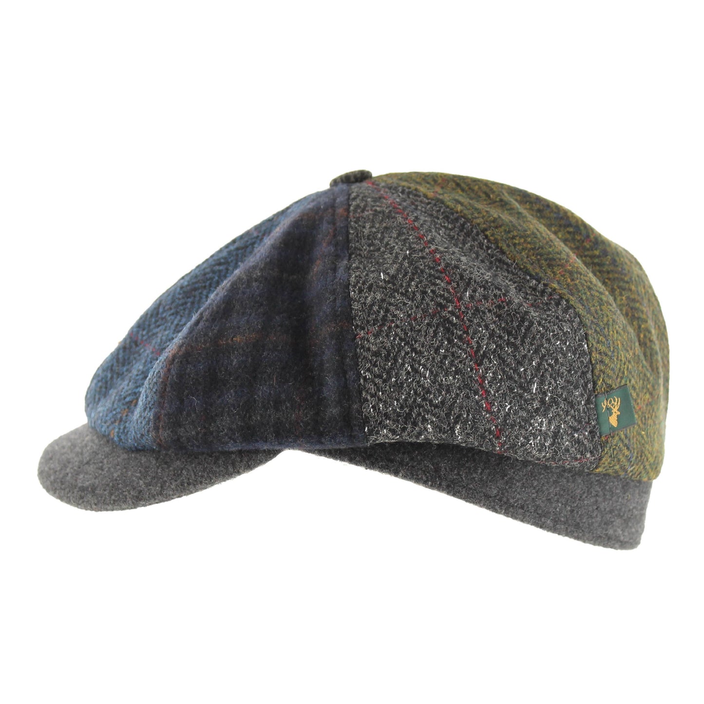 Mucros Weavers - Men's 100% Tweed Driving Cap Patch