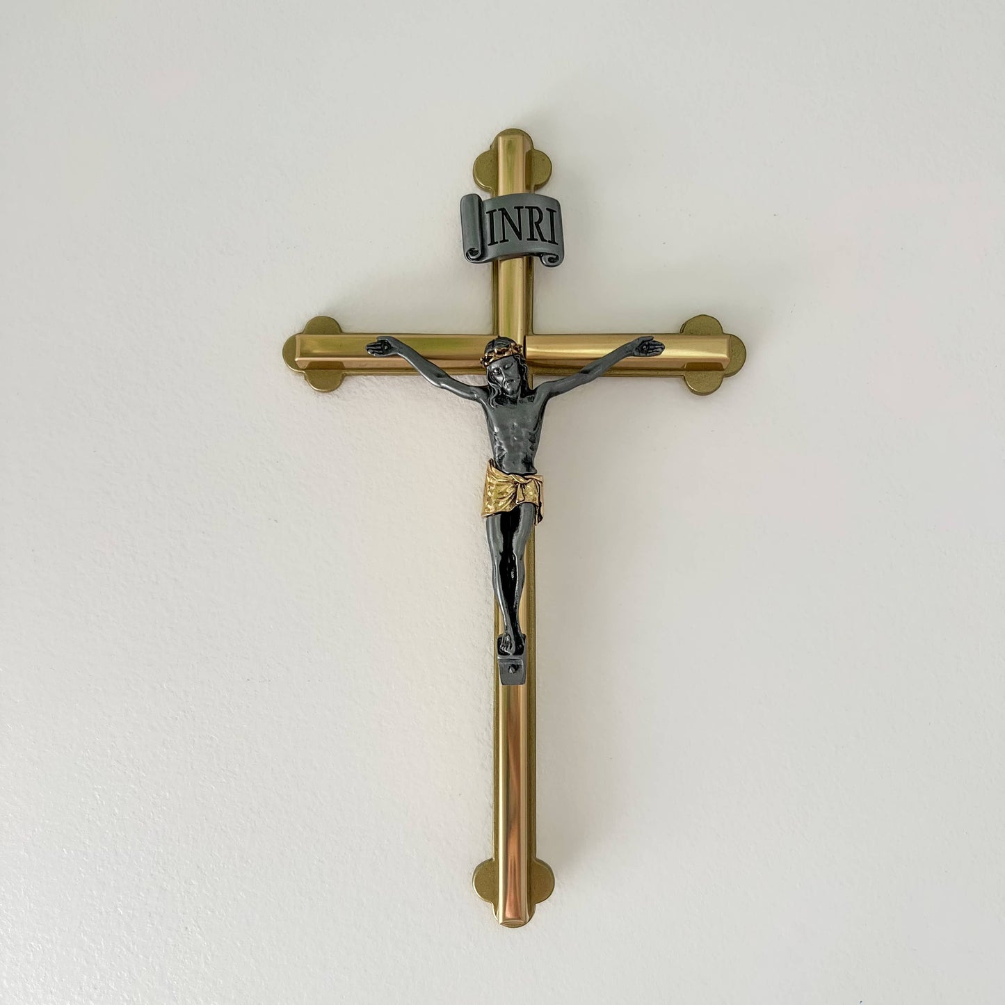 Abbey + CA Gift - 2-tone Wall Crucifix 8”
