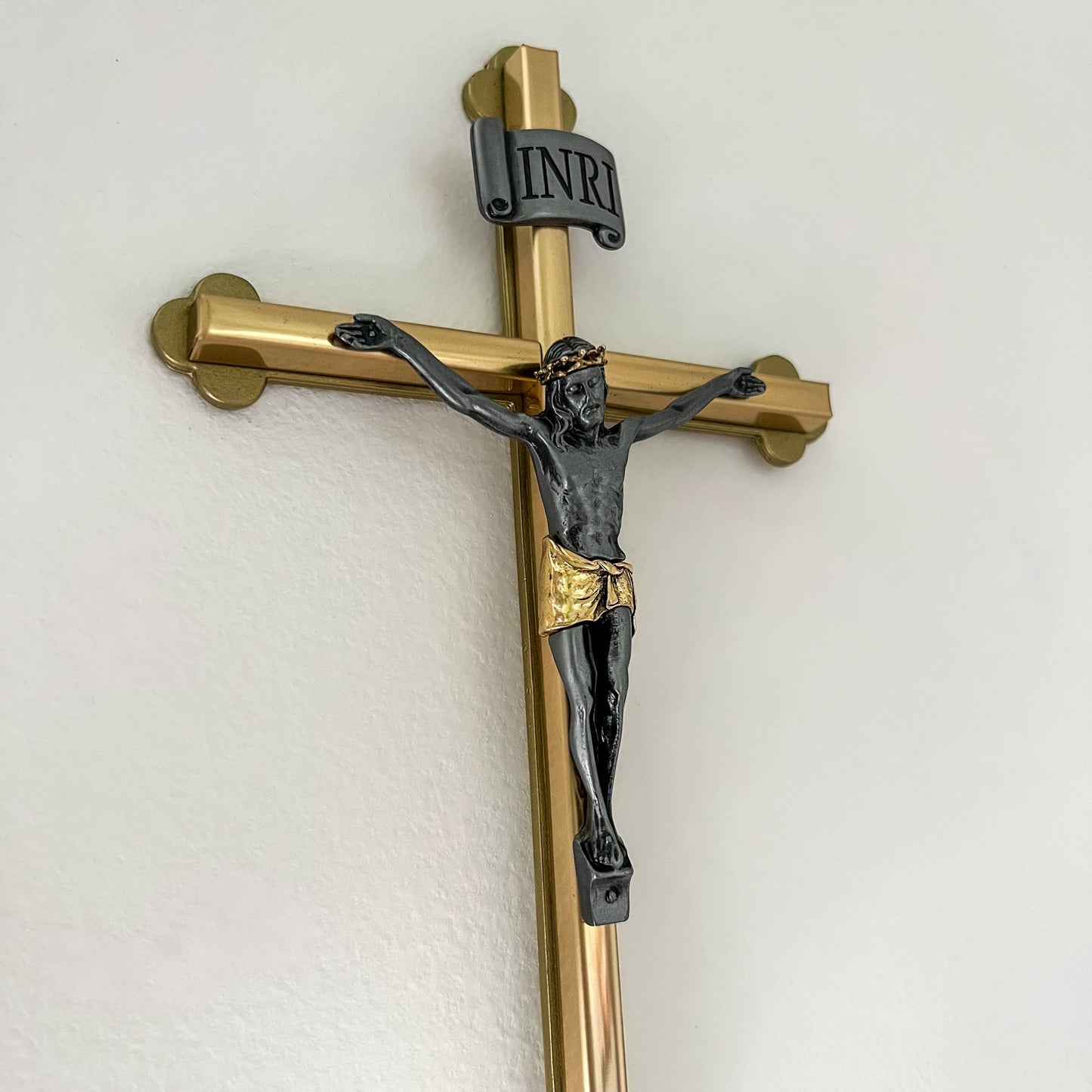 Abbey + CA Gift - 2-tone Wall Crucifix 8”