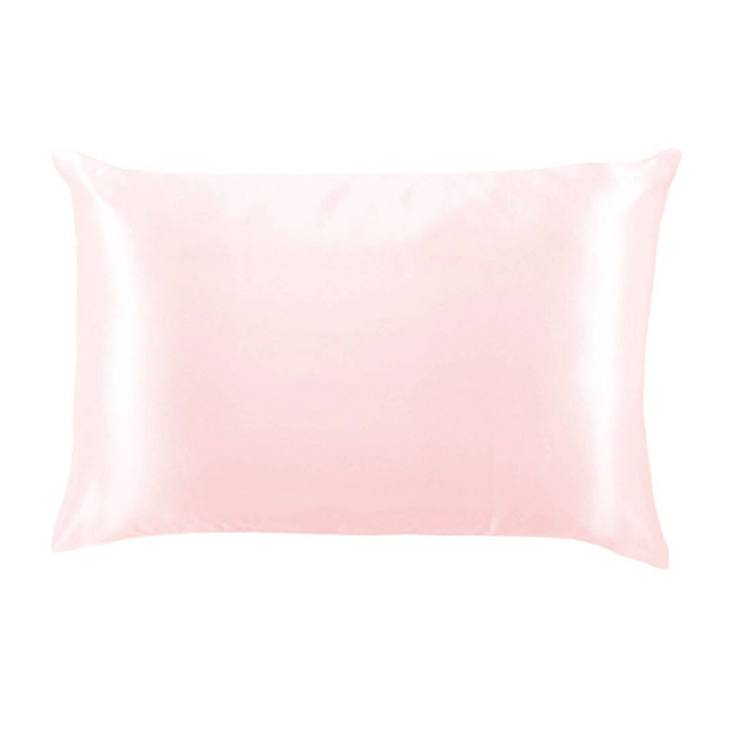DM Merchandising - Lemon Lavender Solid Silky Satin Pillowcase Open Stock: Lucent CLoud