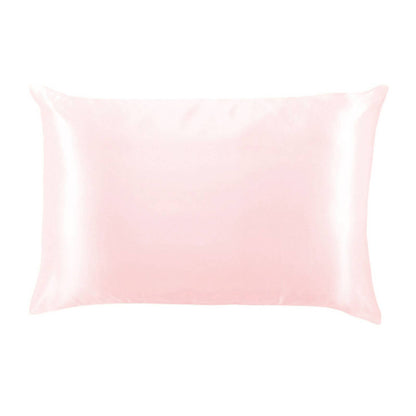 DM Merchandising - Lemon Lavender Solid Silky Satin Pillowcase Open Stock: Lucent CLoud
