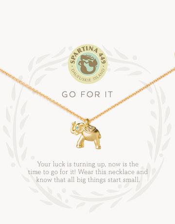 Spartina 449 Sea La Vie Go For It Elephant Necklace