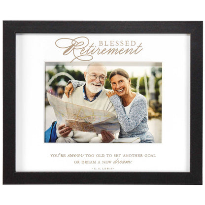 Cottage Garden - Framed Wall Art Blessed Retirement 10x8