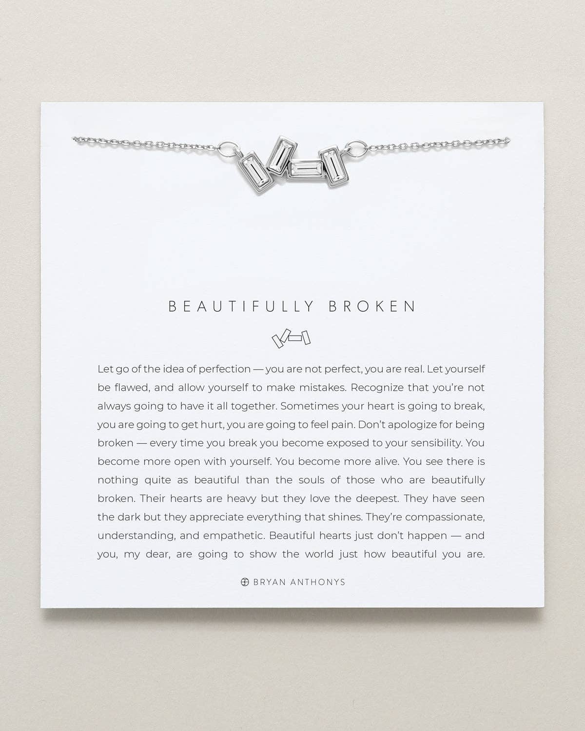 Bryan Anthonys - Beautifully Broken Necklace: Silver
