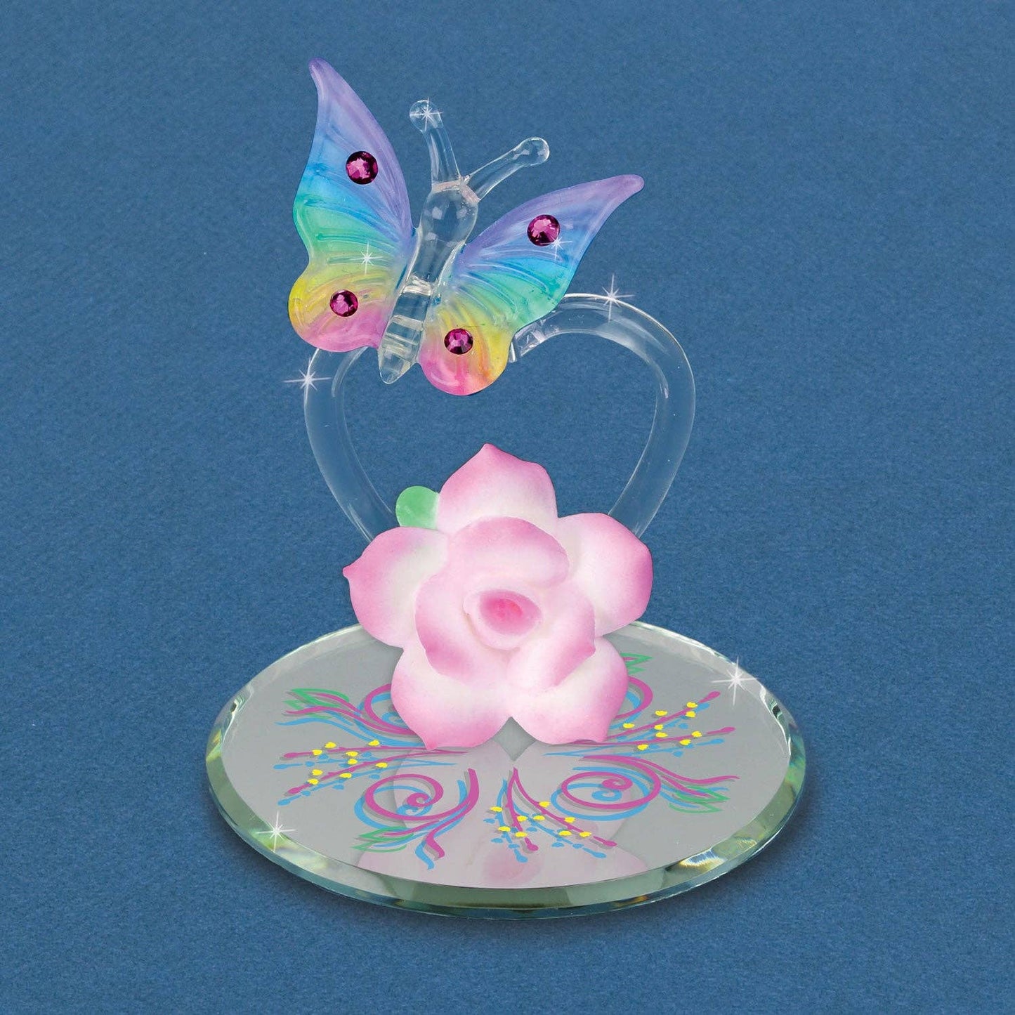 Glass Baron - P1 838-B2: Butterfly, Nature's Beauty