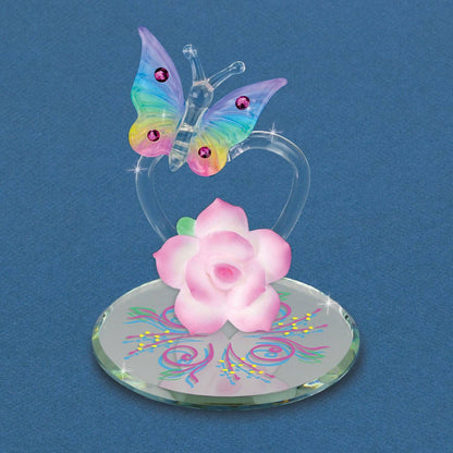 Glass Baron - P1 838-B2: Butterfly, Nature's Beauty