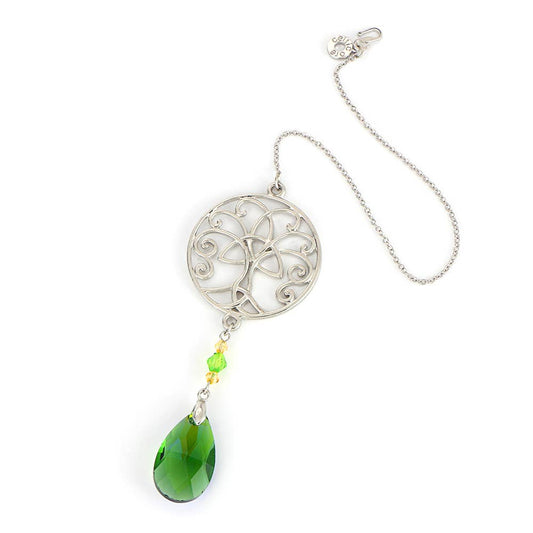 Celtic Ore Crafts - IRG-002B Celtic Suncatcher Tree of Life............: Silver / One Size