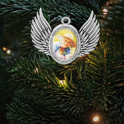 Gloria Duchin - Memorial Wings Picture Frame Ornament