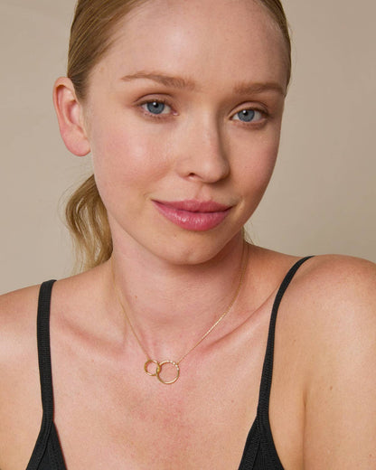 Bryan Anthonys - Family Interlocking Circles Necklace: 14k Gold