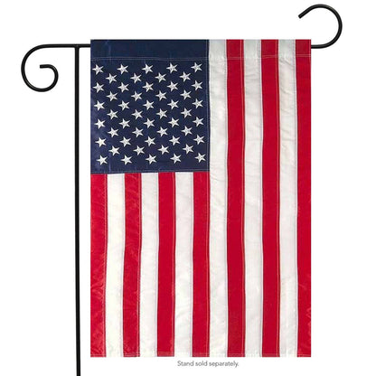 Briarwood Lane - American Flag Embroidered Garden Flag