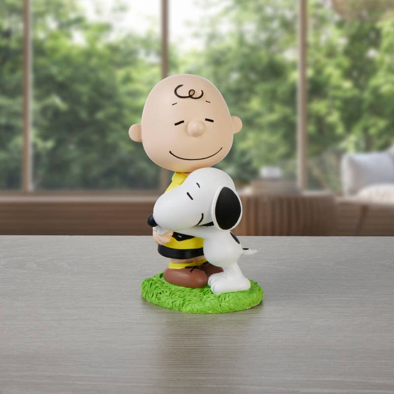 Precious Moments - Peanuts Happiness Is A Warm Puppy Figurine