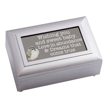 Cottage Garden - Wishing You And Sweet Baby Petite Music Box