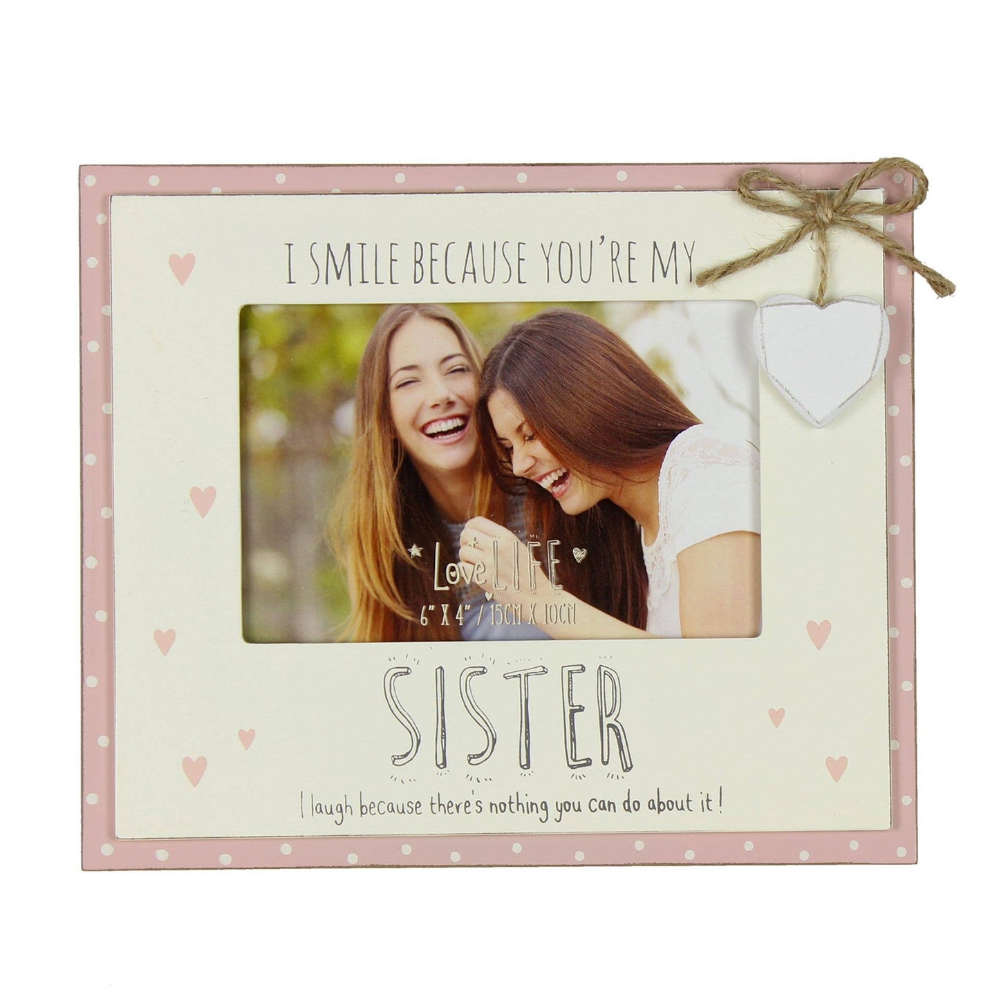 WIDDOP and Co. - Love Life Photo Frame 6" x 4" - Sister