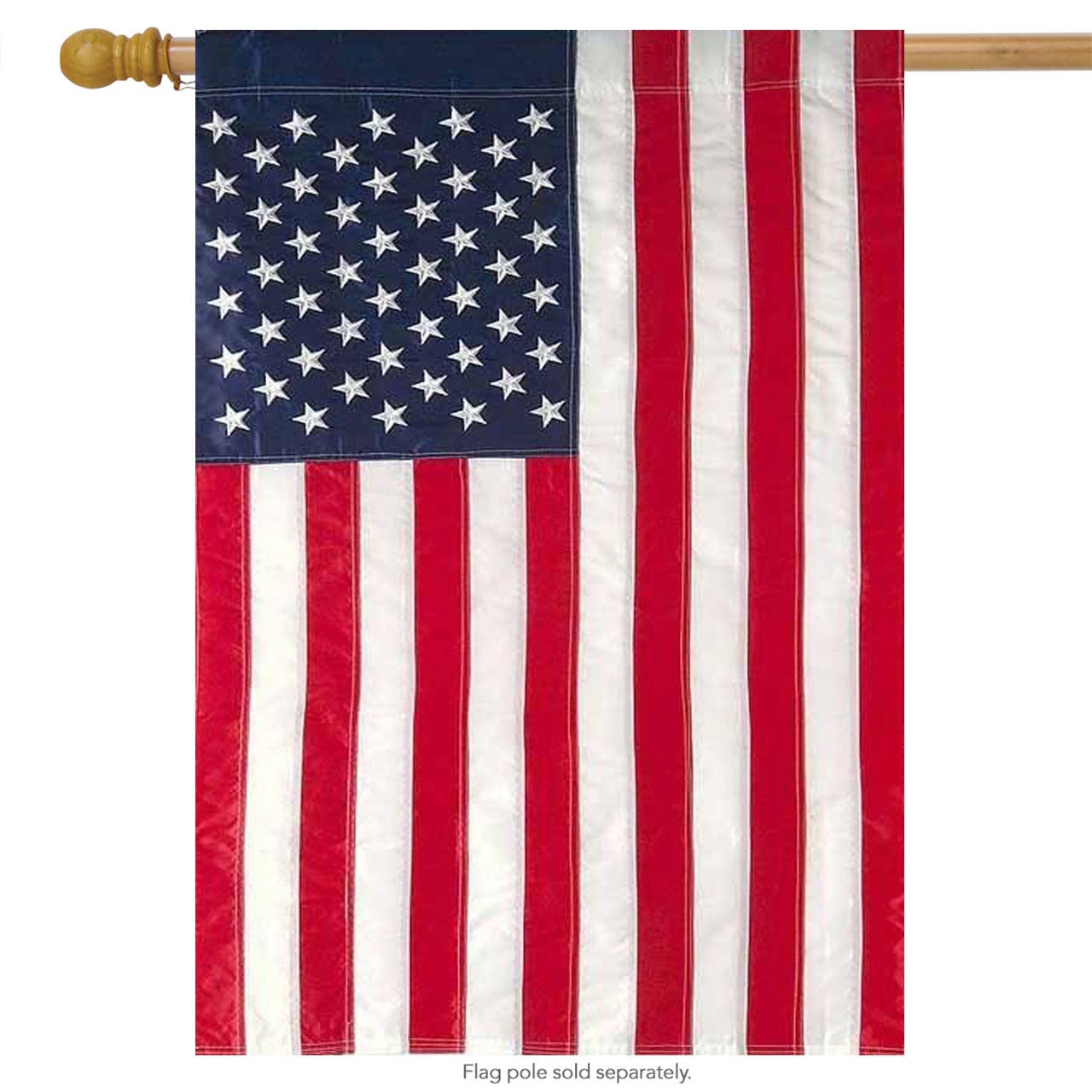 Briarwood Lane - American Flag Embroidered House Flag