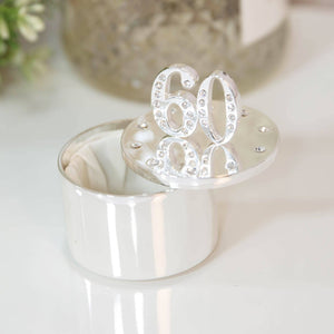 WIDDOP and Co. - Milestones Silverplated Trinket Box With Crystal 60