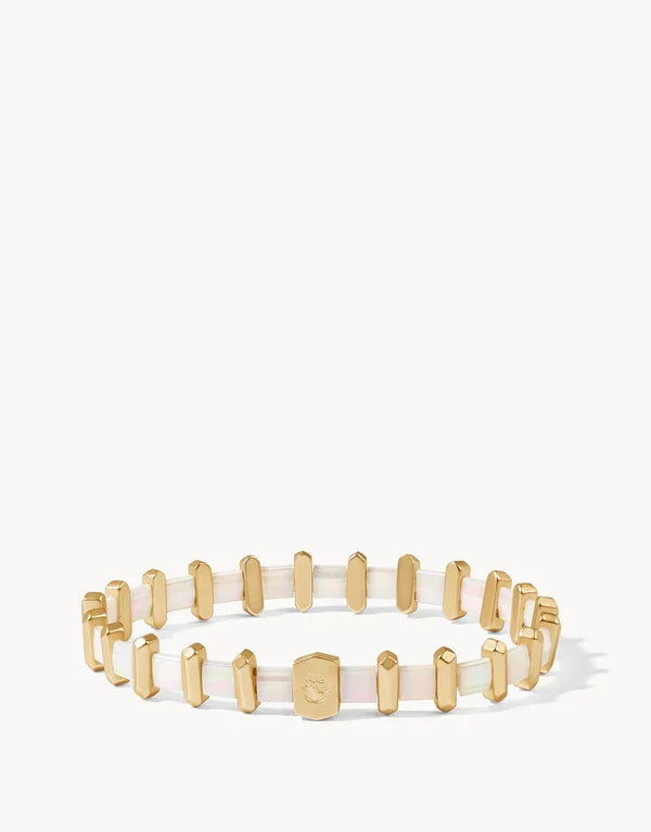 Spartina 449 Tila Stretch Bracelet White