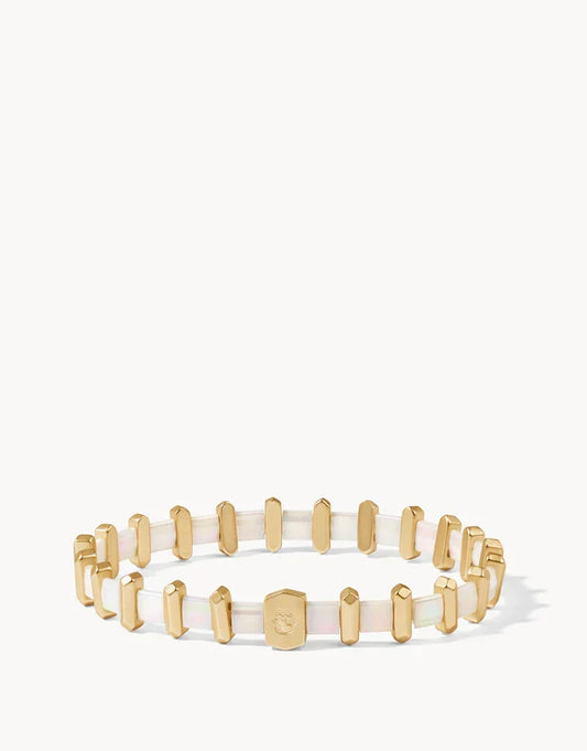 Spartina 449 Tila Stretch Bracelet White