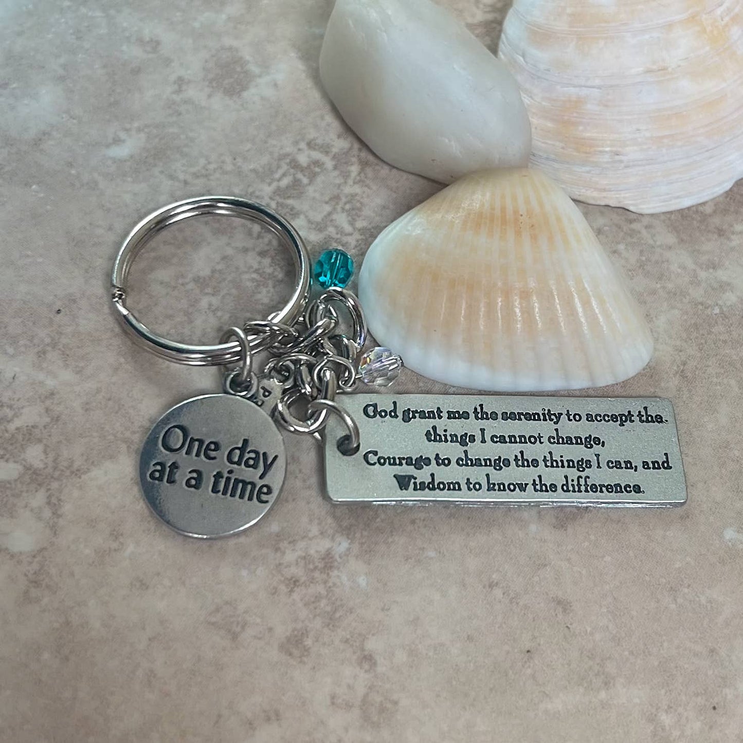 Abbey & CA Gift - Serenity Prayer Keychain