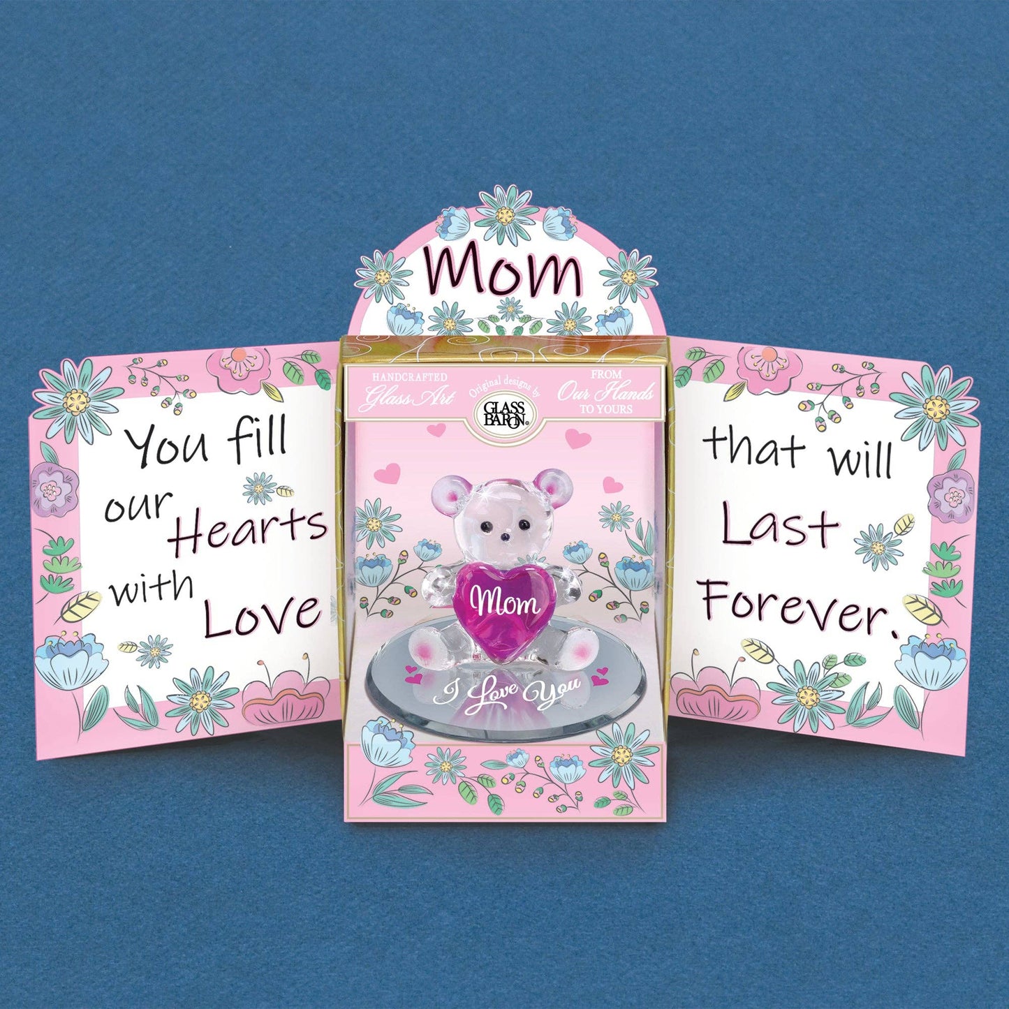 Glass Baron - KC1-S2 153-MH: Mom, "You fill our Hearts"