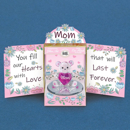 Glass Baron - KC1-S2 153-MH: Mom, "You fill our Hearts"