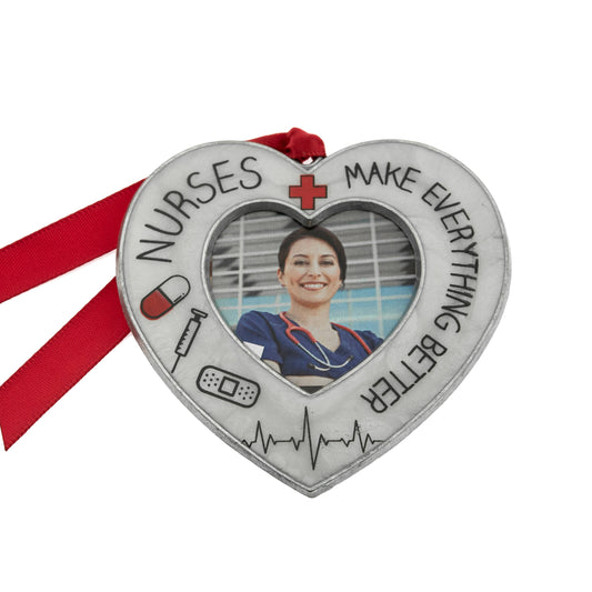 Gloria Duchin - Nurses Picture Frame Ornament