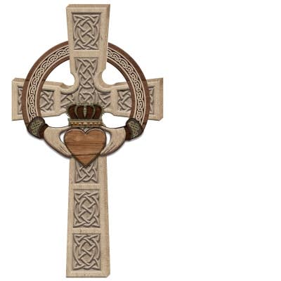 Abbey & CA Gift - Claddagh Wall Cross