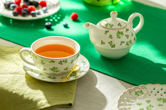 Grace Teaware - Shamrock Fine Porcelain Tea For One Set