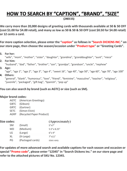 DICKENS INC. - Birthday Grandson | AGTC | SM | 6818882