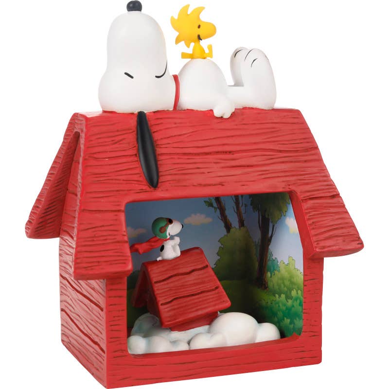 Precious Moments - Peanuts This Time I’ve Got You, Red Baron! Shadow Box