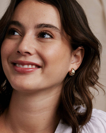 Bryan Anthonys - To the Moon and Back Hoop Earrings: Silver