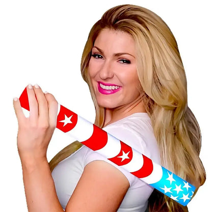 Blinkee.com, LLC - 7 Color Foam Cheer Stick USA Flag 4th of July
