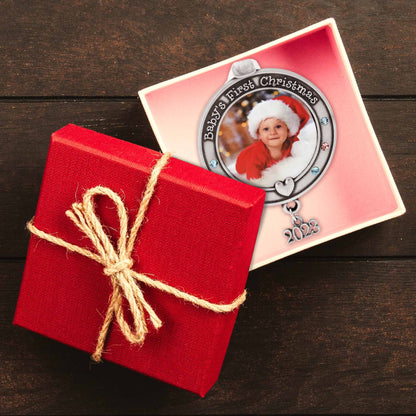 Gloria Duchin - Baby's First Christmas Pewter Photo Frame Ornament