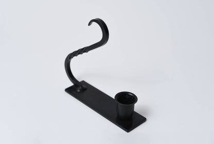 LMS Wholesale - Iron Taper Holder with Curved Handle