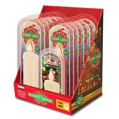 The Gerson Companies - LED White Window Cling Candle