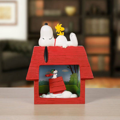 Precious Moments - Peanuts This Time I’ve Got You, Red Baron! Shadow Box