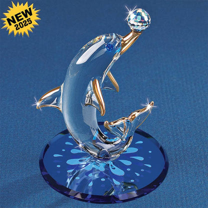Glass Baron - S2 292-CB: Dolphin W/Crystal Ball
