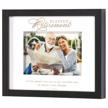 Cottage Garden - Framed Wall Art Blessed Retirement 10x8