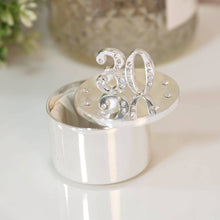 Load image into Gallery viewer, WIDDOP and Co. - Milestones Silver Plated Trinket Box With Crystal 30
