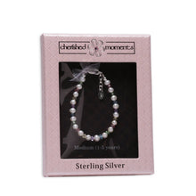 Load image into Gallery viewer, Cherished Moments - Kids Sterling Silver Double Strand Child&#39;s Pearl Bracelet: Large 6-12 Years
