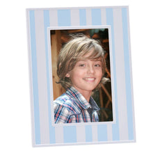 Load image into Gallery viewer, Creative Gifts International Inc. - Blue &amp; White Striped 4&quot; X 6&quot; Photo Frame
