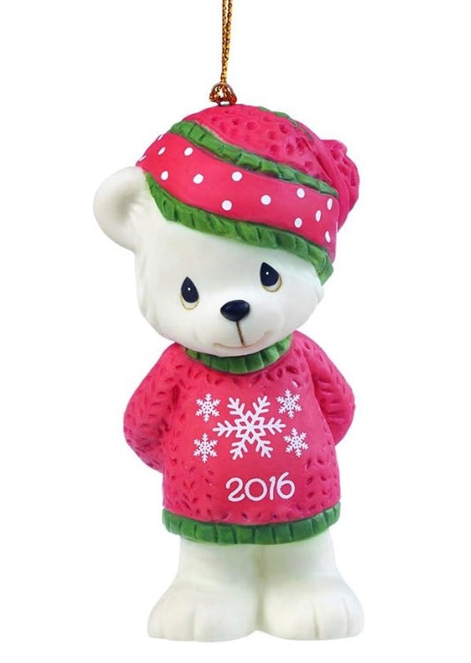 Precious Moment Dated”Beary Cozy Christmas”2016