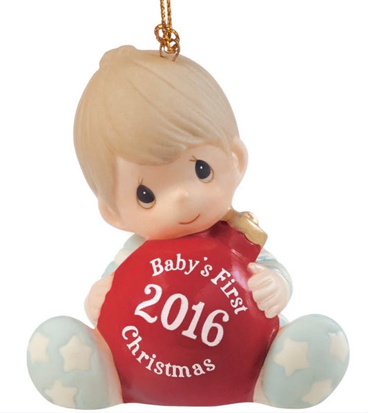 Precious Moment Dated”Baby’s First Christmas”2016