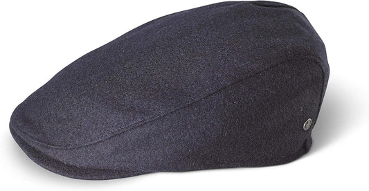 Fia  Dark Navy Wool Touring Cap