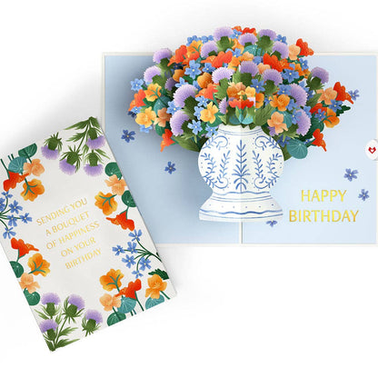 Lovepop Cards - Birthday Bouquet of Happiness 5*7" Pop-Up Card